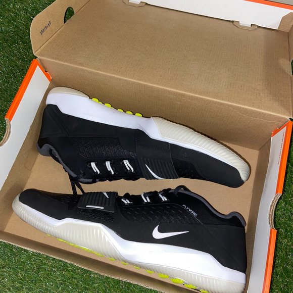 Nike Alpha Menace Turf Low Football Shoe Black White AQ8129-001 Men Sz NEW main image 9